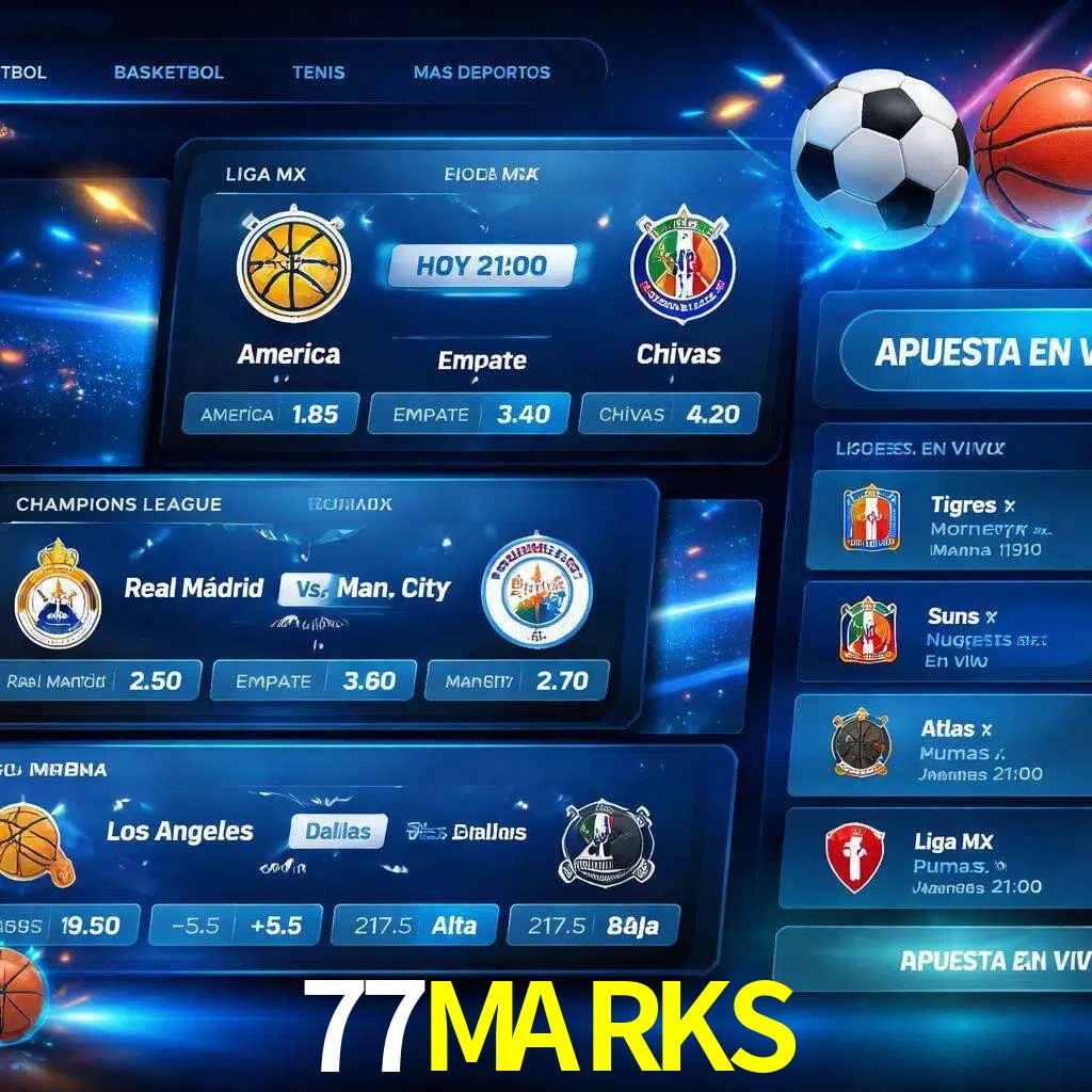 Mercados de apuestas deportivas 77MARKS para jugadores en México
