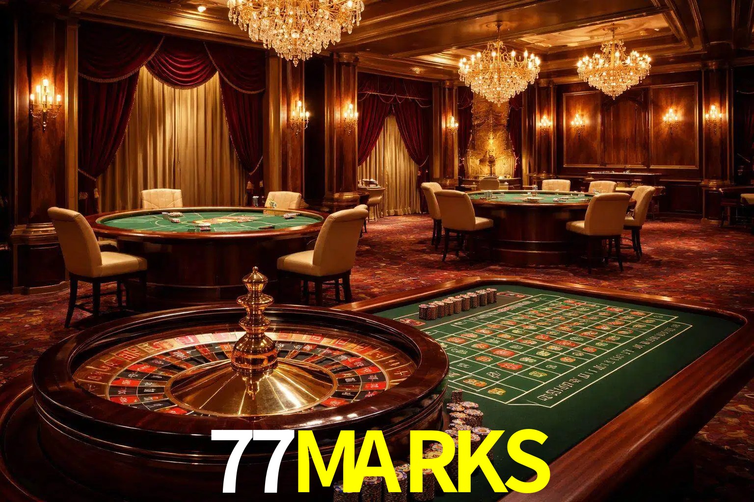 Una escena premium de mesa de casino en vivo con cartas, elementos de ruleta y un ambiente pulido de estudio de transmisión.
